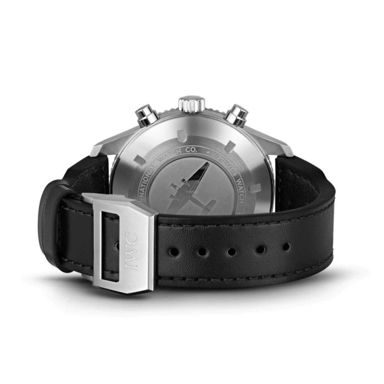IWC,Pilot 44mm,44mm,Ceramic,Stainless Steel,Black,Automatic,Chronograph,Date,Flyback,IW395001