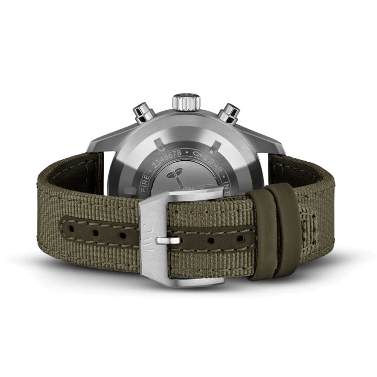 IWC,Pilot 41.10mm,41.10mm,Stainless Steel,Black,Automatic,Chronograph,Date,Day,Anti-magnetic,48hours,In-house Caliber,IW387901