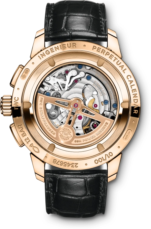 IWC,Ingenieur 45mm,45mm,Red Gold,Silver,Automatic,Chronograph,Perpetual Calendar,Leap Year,Month,68hours,In-house Caliber,IW381701