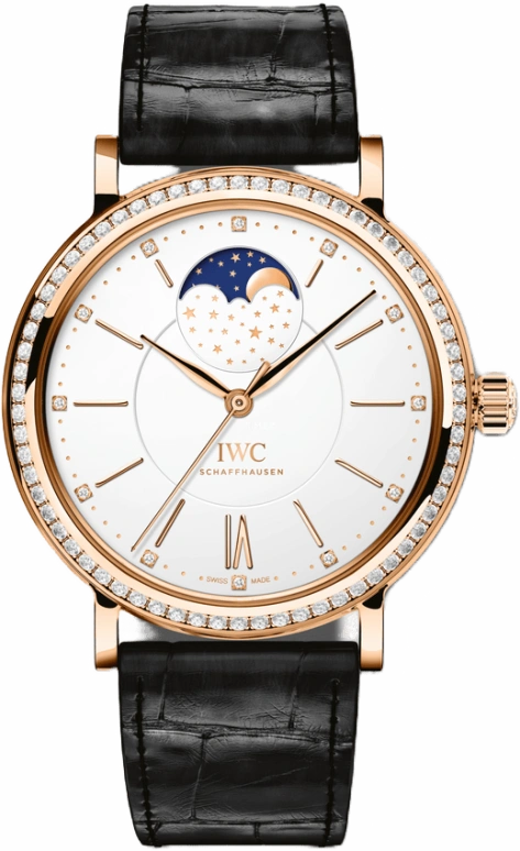 IWC,Portofino 37mm,37mm,Red Gold,Silver,Automatic,Moonphase,42hours,IW459009