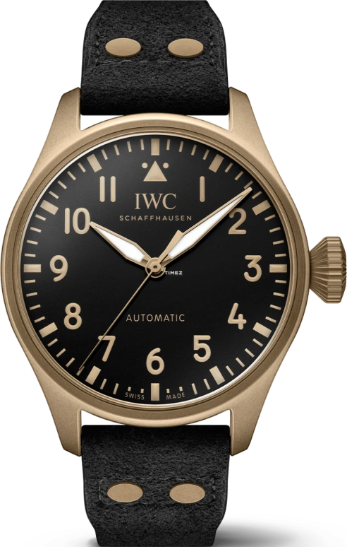 IWC,Pilot 43mm,43mm,Bronze,Black,Automatic,Sapphire,Round,IW329703
