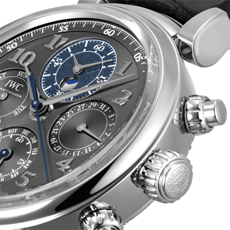 IWC,Da Vinci 43mm,43mm,Stainless Steel,Grey,Automatic,Chronograph,Moonphase,Perpetual Calendar,Month,68hours,In-house Caliber,IW392103