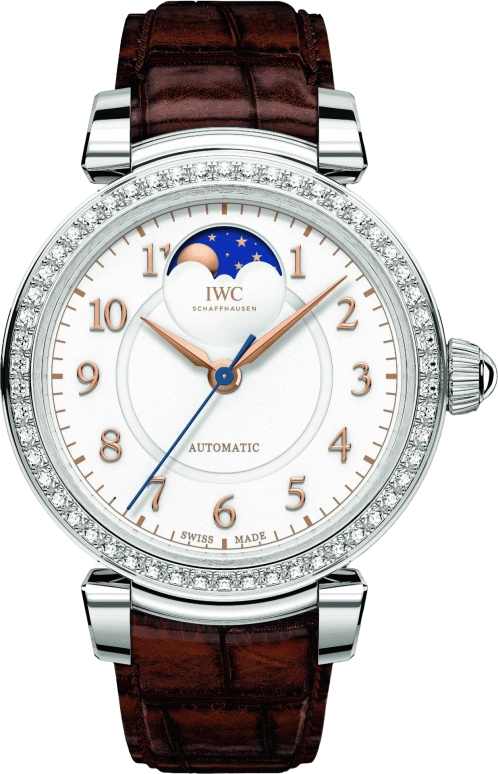 IWC,Da Vinci 36mm,36mm,Stainless Steel,Silver,Automatic,Moonphase,42hours,IW459307