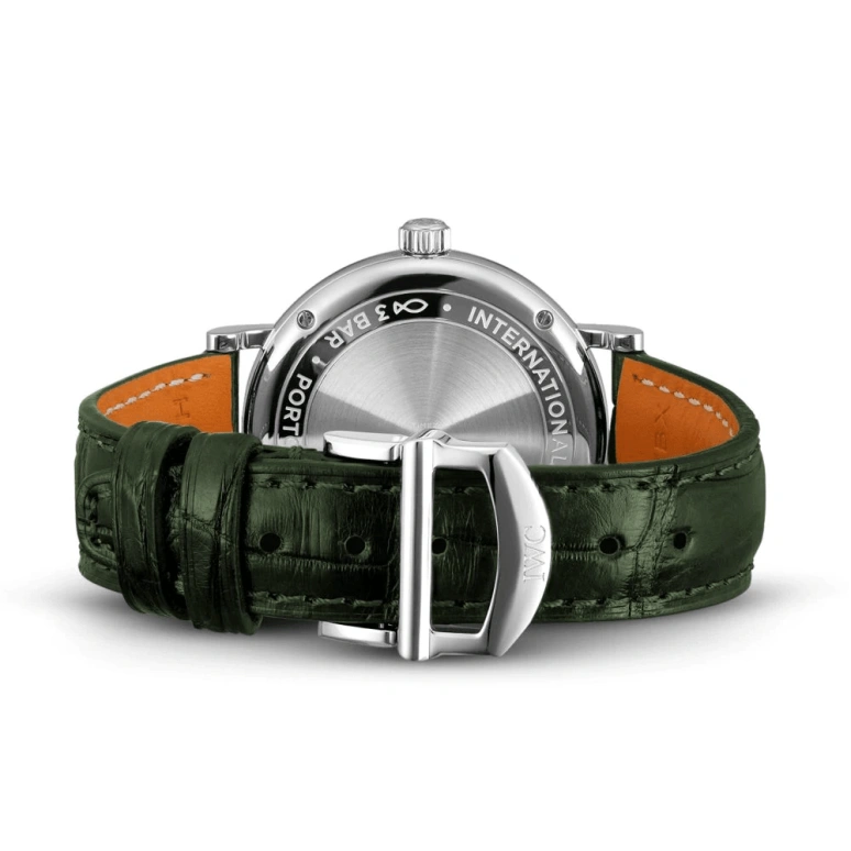 IWC,Portofino 34mm,34mm,Stainless Steel,Green,Automatic,42hours,In-house Caliber,IW357405