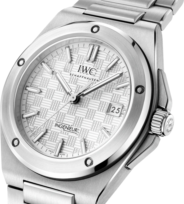 IWC,Ingenieur 40mm,40mm,Stainless Steel,Silver,Automatic,Day,120hours,Alex Sarr,IW328902