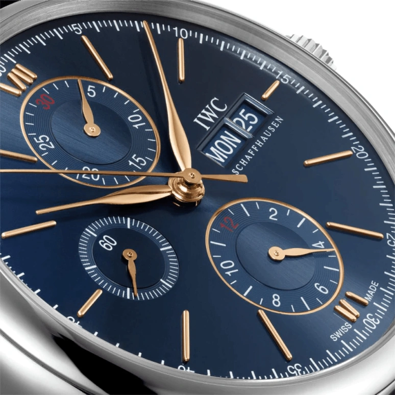 IWC,Portofino 42mm,42mm,Stainless Steel,Silver,Automatic,Chronograph,Date,Day,IW391036