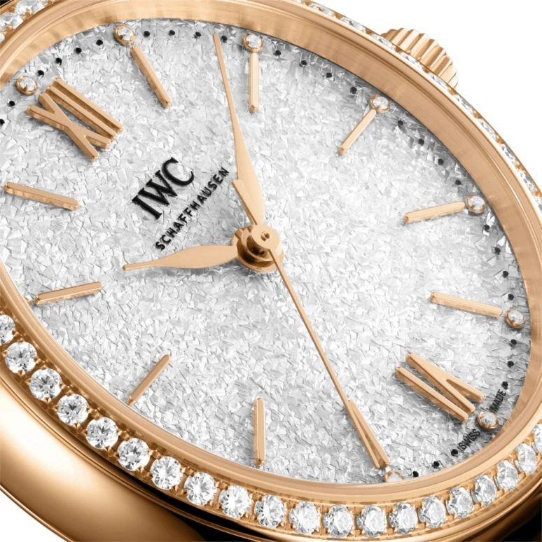 IWC,Portofino 34mm,34mm,Rose Gold,Silver,Automatic,42hours,In-house Caliber,IW357406