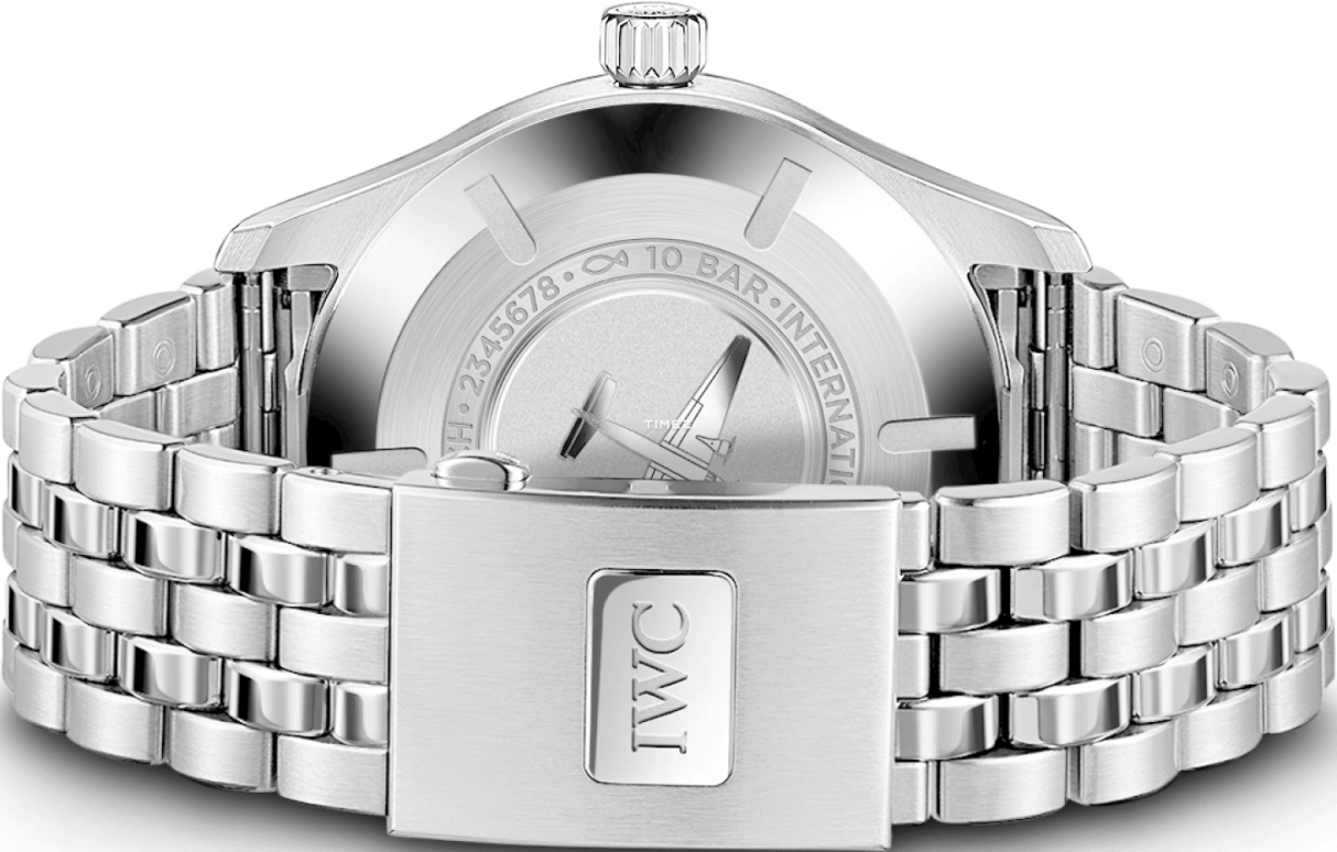 IWC,Pilot 40mm,40mm,Stainless Steel,Silver,Automatic,Day,120hours,IW328208