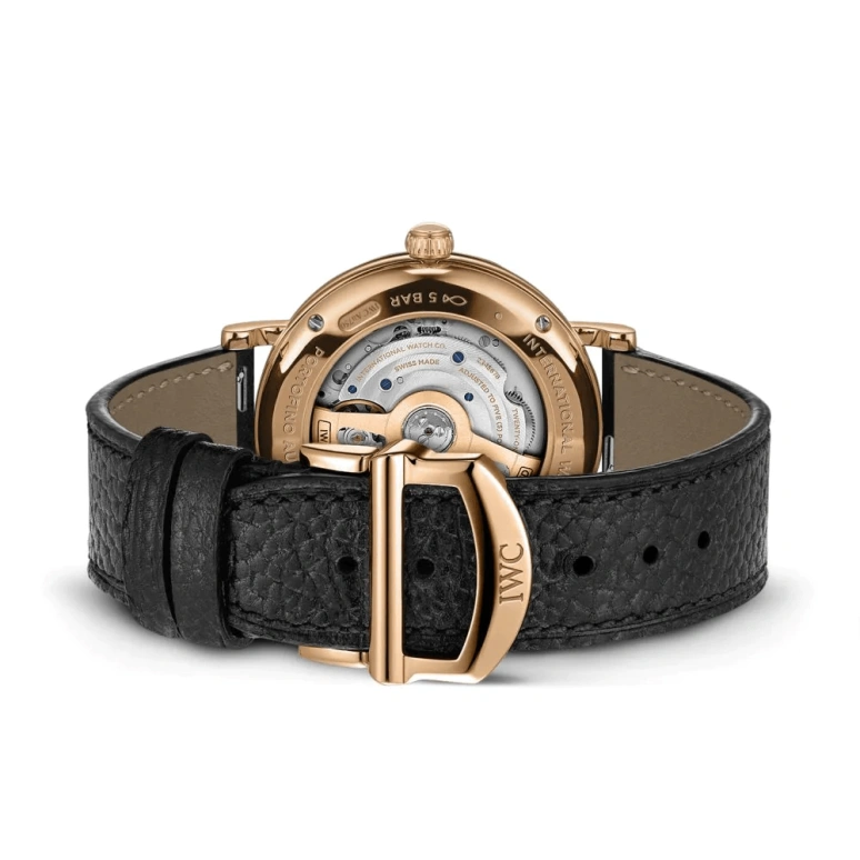 IWC,Portofino 37mm,37mm,Red Gold,Silver,Automatic,Day,120hours,IW658603