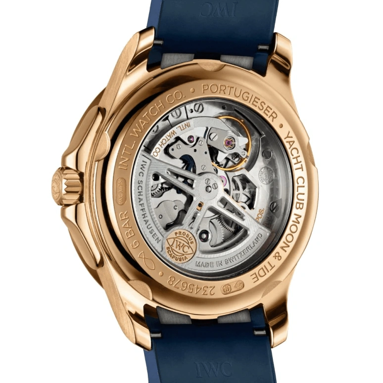 IWC,Portugieser 44.60mm,44.60mm,Red Gold,Blue,Automatic,Moonphase,Date,Tide,IW344001