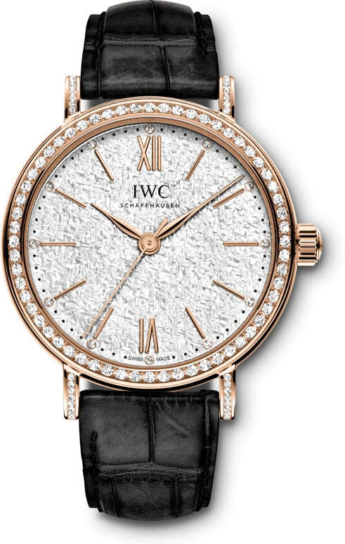 IWC,Portofino 34mm,34mm,Rose Gold,Silver,Automatic,42hours,In-house Caliber,IW357406