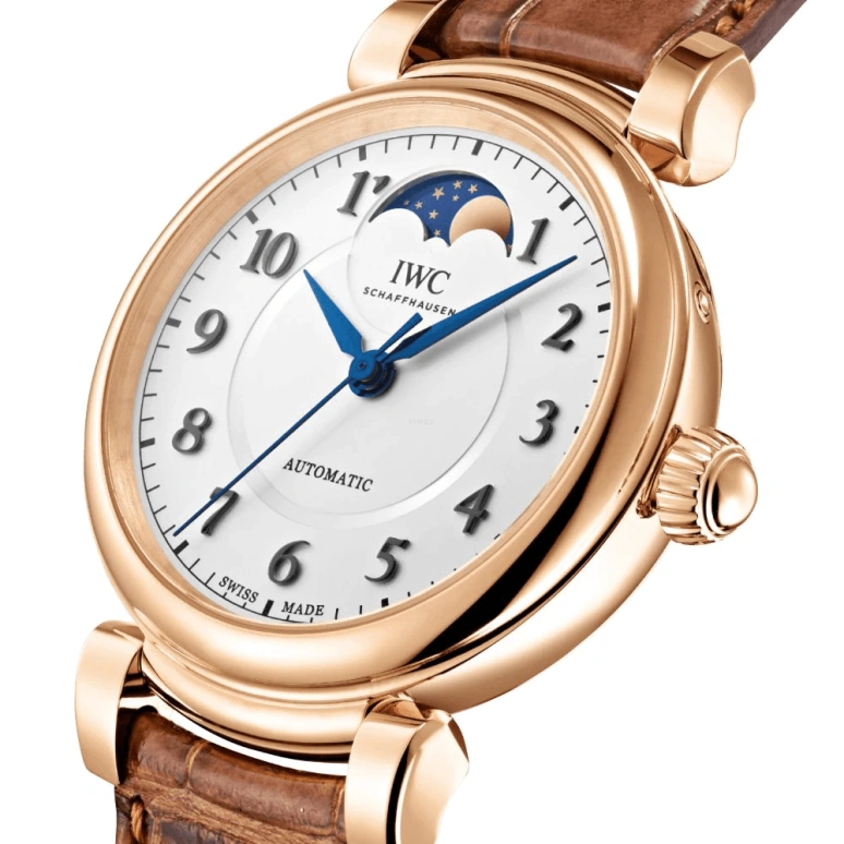 IWC,Da Vinci 36mm,36mm,Red Gold,Silver,Automatic,Moonphase,42hours,IW459308