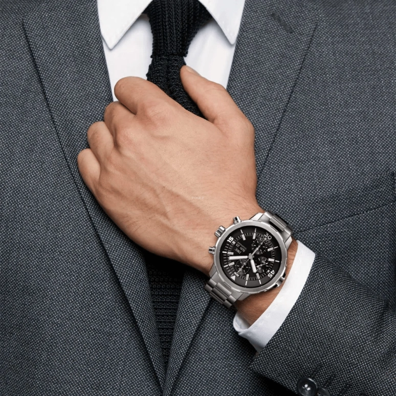 IWC,GST Aquatimer 44mm,44mm,Stainless Steel,Black,Automatic,Chronograph,Date,Day,Anti-magnetic,44hours,In-house Caliber,IW376804