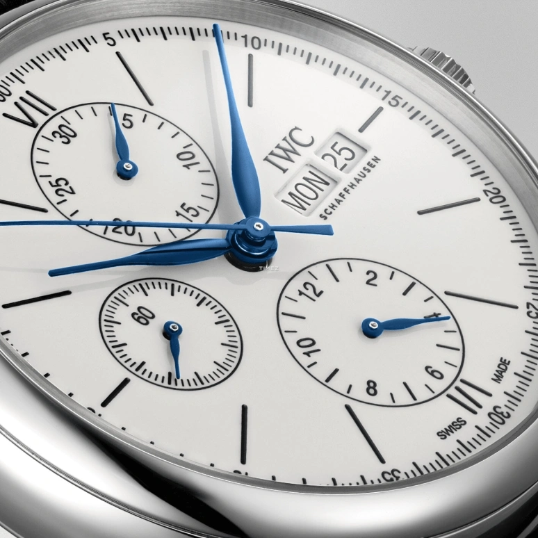 IWC,Portofino 42mm,42mm,Stainless Steel,White,Automatic,Chronograph,Date,Day,Anti-magnetic,44hours,In-house Caliber,IW391024