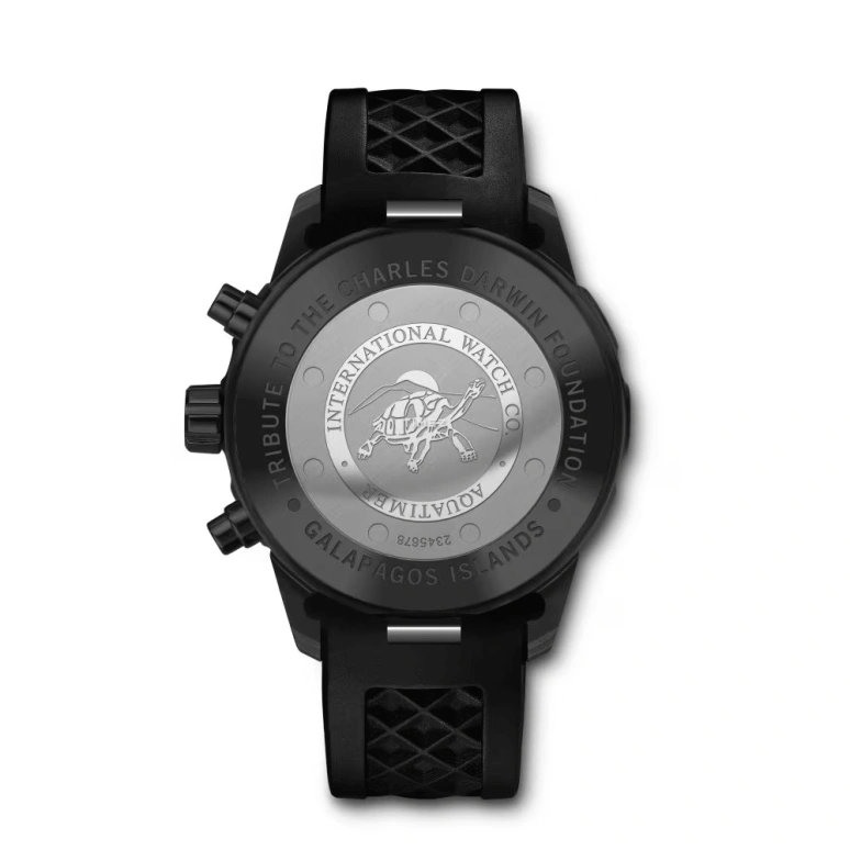IWC,GST Aquatimer 44mm,44mm,Stainless Steel,Black,Automatic,Chronograph,Date,Day,IW376705
