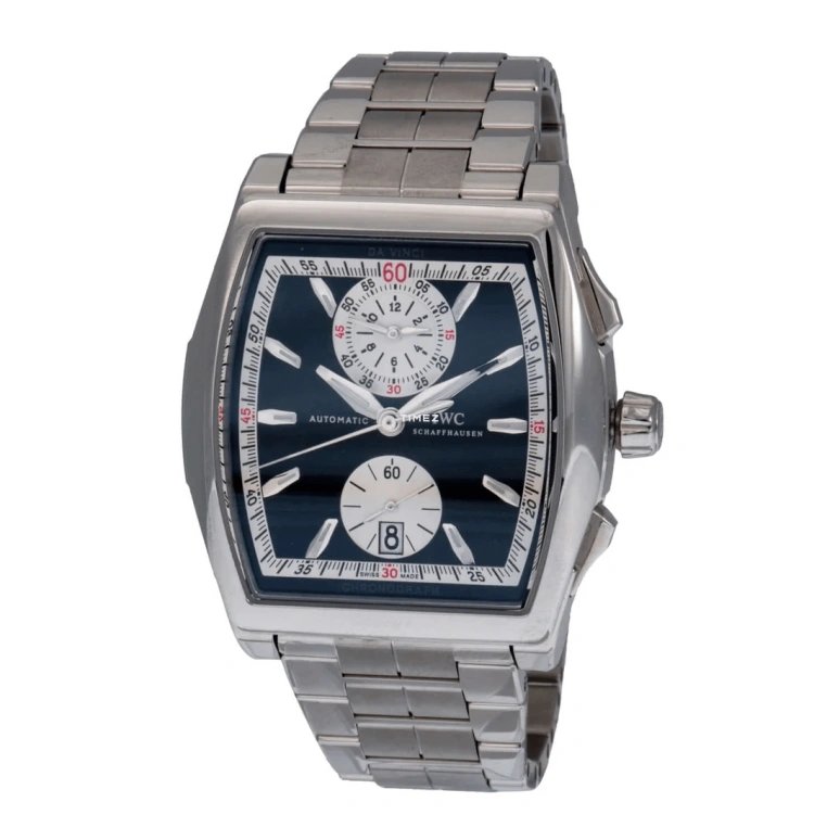 IWC,Da Vinci 43.10mm,43.10mm,Stainless Steel,Black,Automatic,Chronograph,Day,Flyback,IW376407