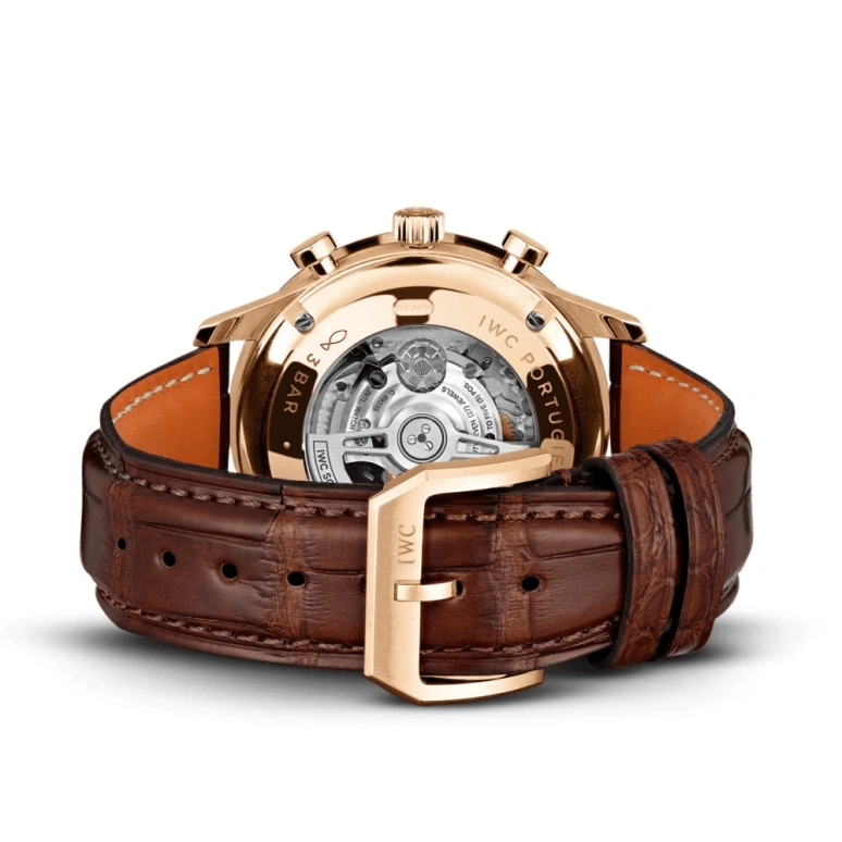 IWC,Portugieser 41mm,41mm,Red Gold,Silver,Automatic,Chronograph,Column Wheel,IW371611
