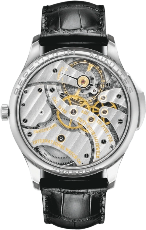 IWC,Portugieser 42mm,42mm,White Gold,Silver,Handwound,Minute Repeater,43hours,IW524007