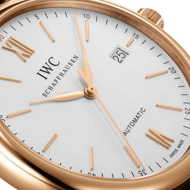IWC,Portofino 40mm,40mm,Red Gold,Silver,Automatic,Date,Anti-magnetic,IW356504