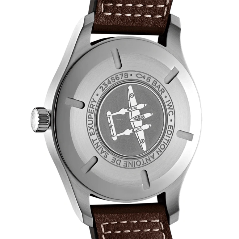 IWC,Pilot 40mm,40mm,Stainless Steel,Brown,Automatic,Date,Anti-magnetic,IW327003