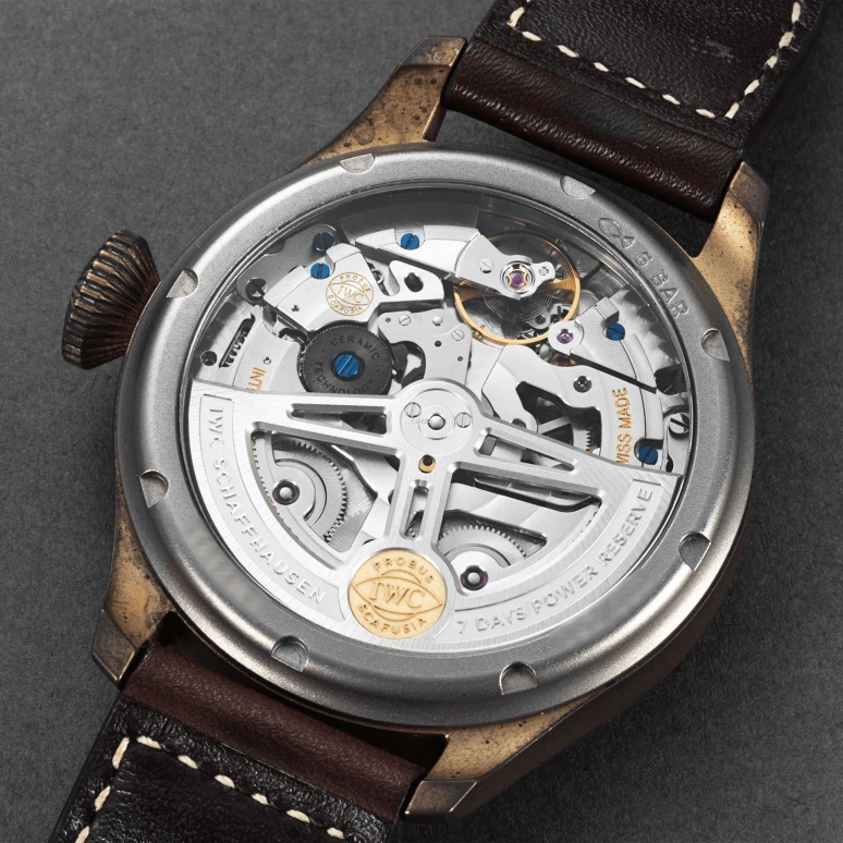IWC,Big Pilot 46.20mm,46.20mm,Bronze,Green,Automatic,Moonphase,Perpetual Calendar,Month,Date,168hours,In-house Caliber,IW503601