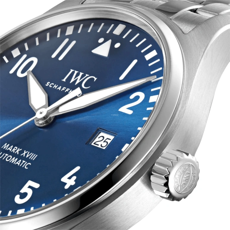 IWC,Pilot 40mm,40mm,Stainless Steel,Blue,Automatic,Date,Anti-magnetic,IW327016