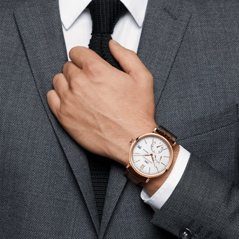 IWC,Portofino 45mm,45mm,Red Gold,Silver,Handwound,Day,Power Reserve Indicator,IW510107