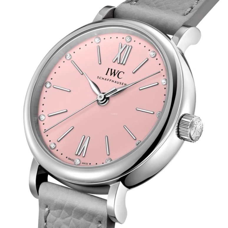 IWC,Portofino 34mm,34mm,Stainless Steel,Pink,Automatic,42hours,In-house Caliber,IW357417
