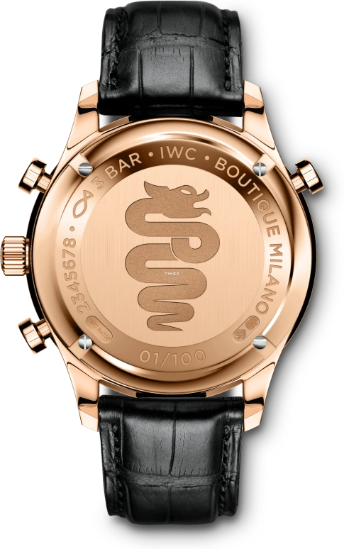IWC,Portugieser 40.90mm,40.90mm,Red Gold,Blue,Handwound,Chronograph,Rattrapante,IW371215