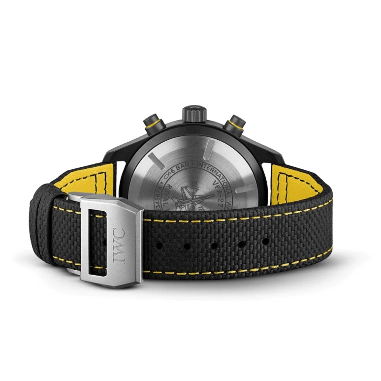 IWC,Pilot 44.50mm,44.50mm,Ceramic,Ceratanium,Black,Automatic,Chronograph,Date,Day,Anti-magnetic,48hours,In-house Caliber,IW389107