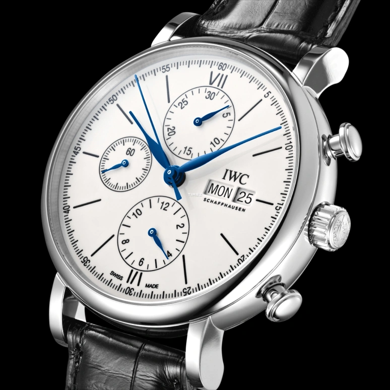 IWC,Portofino 42mm,42mm,Stainless Steel,White,Automatic,Chronograph,Date,Day,Anti-magnetic,44hours,In-house Caliber,IW391024