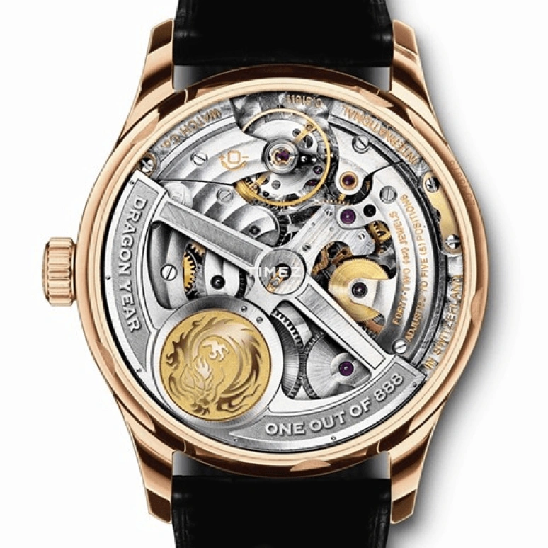 IWC,Portugieser 42.30mm,42.30mm,Red Gold,Grey,Automatic,Day,Power Reserve Indicator,IW500125