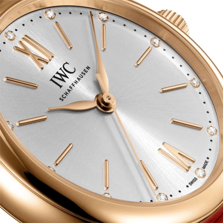 IWC,Portofino 34mm,34mm,Rose Gold,Silver,Automatic,42hours,In-house Caliber,IW357401