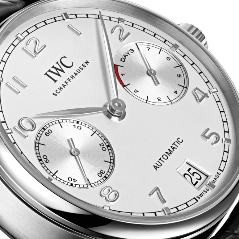 IWC,Portugieser 42.30mm,42.30mm,Stainless Steel,Silver,Automatic,Chronograph,Date,Power Reserve Indicator,IW500712