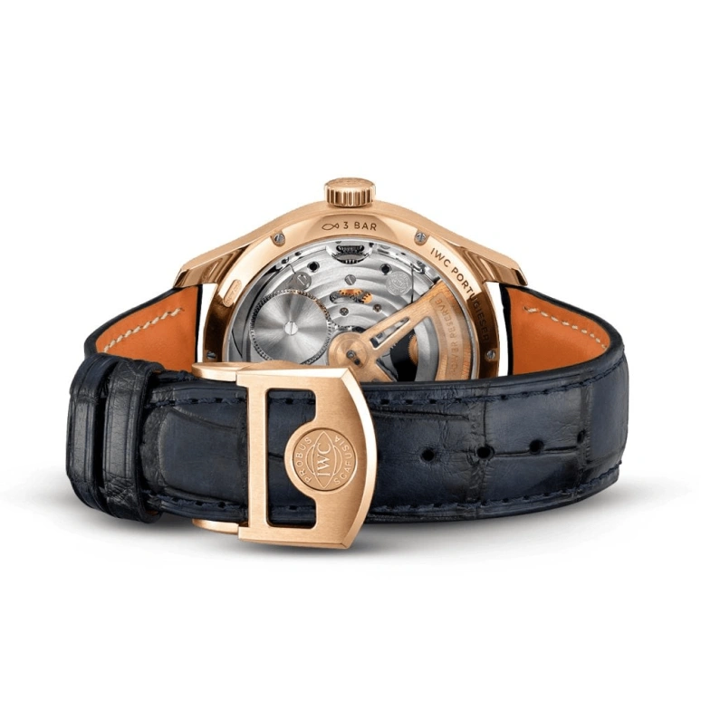 IWC,Portugieser 45mm,45mm,Armor Gold,Blue,Automatic,Moonphase,Perpetual Calendar,Month,Date,168hours,In-house Caliber,IW504504
