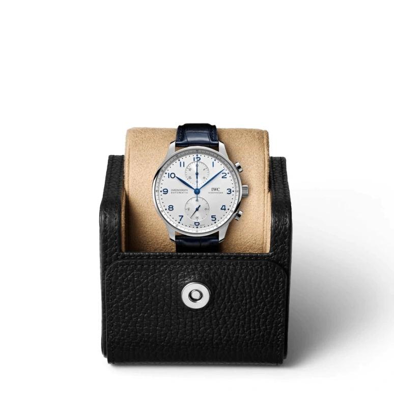IWC,Portugieser 41mm,41mm,Stainless Steel,Silver,Automatic,Chronograph,Column Wheel,IW371605