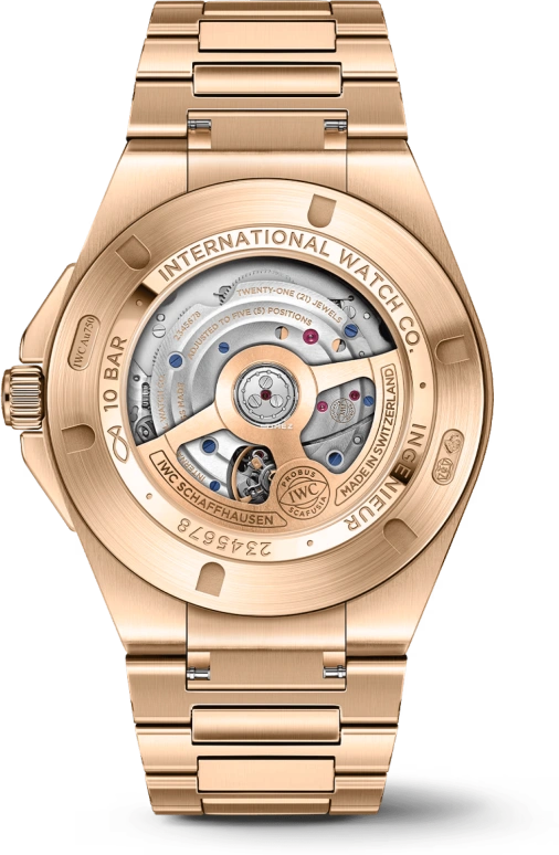 IWC,Ingenieur 40mm,40mm,Red Gold,Black,Automatic,Day,120hours,IW328702