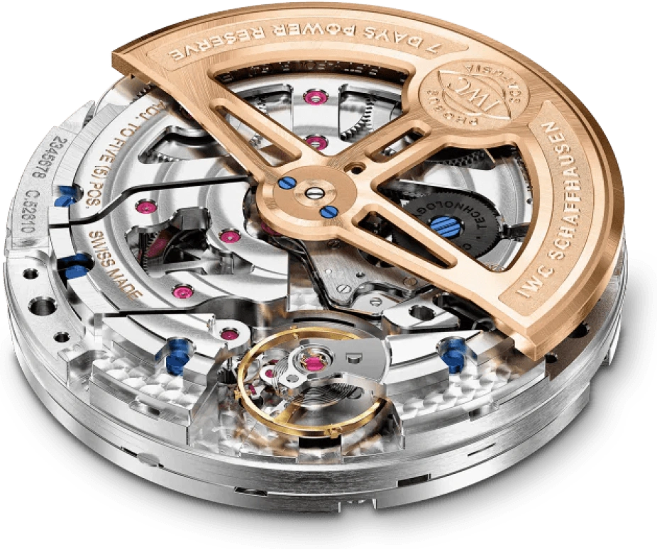 IWC,Portugieser 44.20mm,44.20mm,Platinum,Silver,Automatic,Moonphase,Perpetual Calendar,Month,Date,168hours,In-house Caliber,IW503406