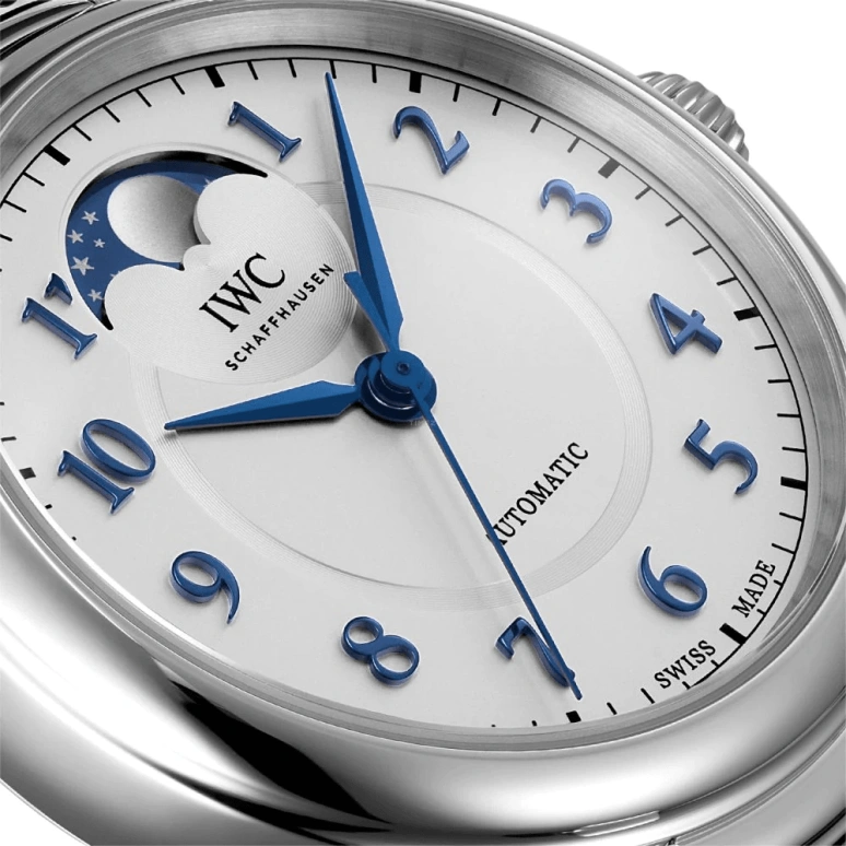 IWC,Da Vinci 36mm,36mm,Stainless Steel,Silver,Automatic,Moonphase,42hours,IW459306