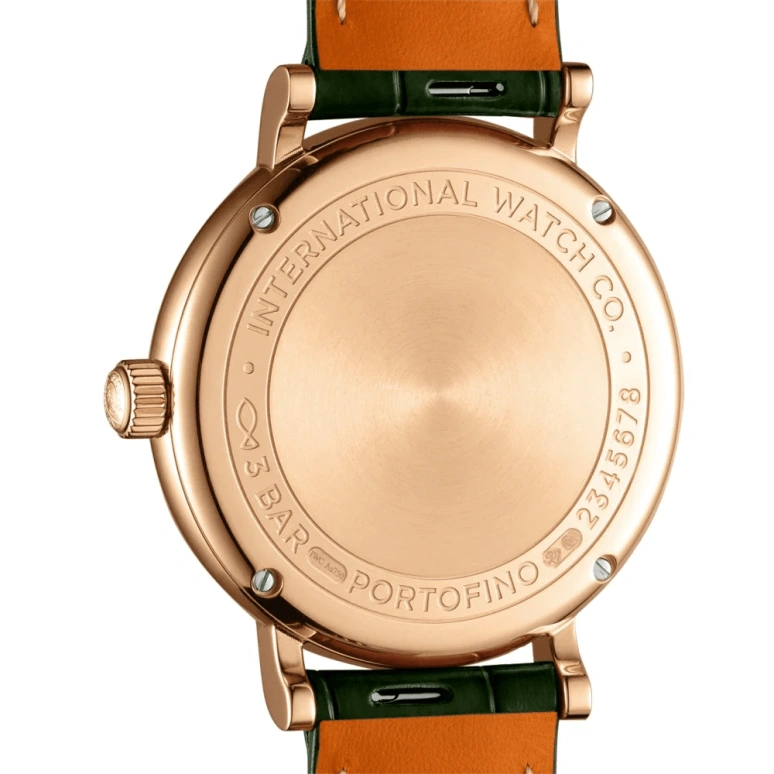 IWC,Portofino 34mm,34mm,Red Gold,Green,Automatic,42hours,In-house Caliber,IW357409