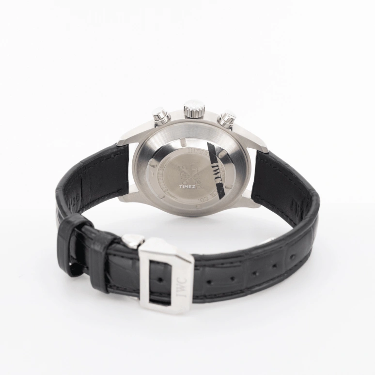 IWC,Pilot 42mm,42mm,Stainless Steel,Silver,Automatic,Chronograph,Moonphase,Perpetual Calendar,Month,44hours,In-house Caliber,IW375705