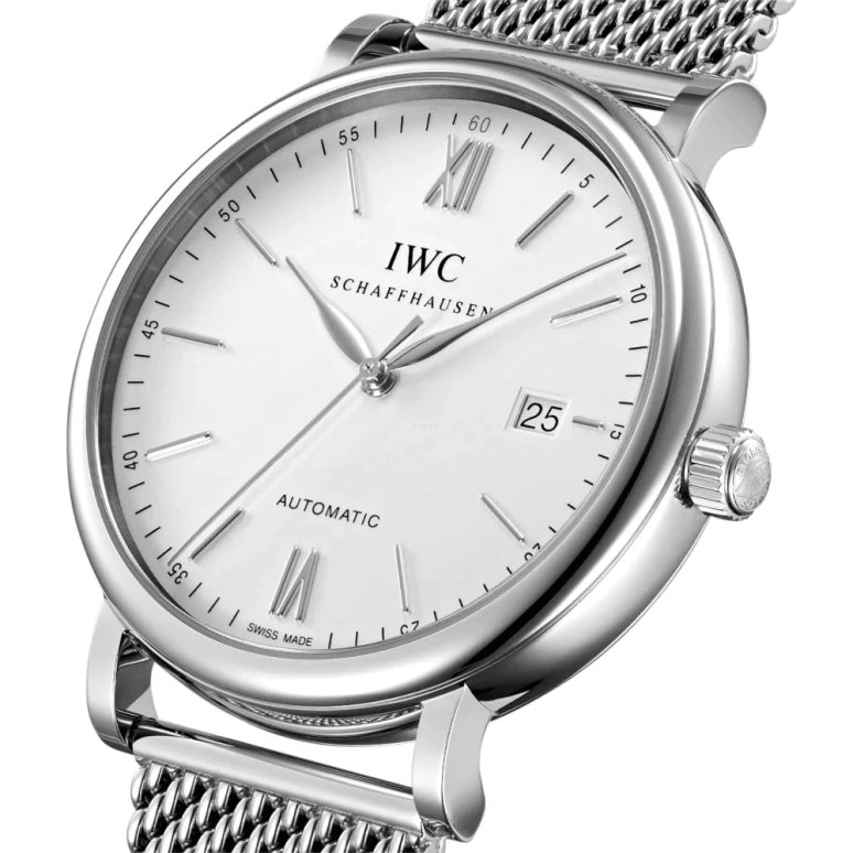 IWC,Portofino 40mm,40mm,Stainless Steel,Silver,Automatic,Date,Anti-magnetic,IW356505