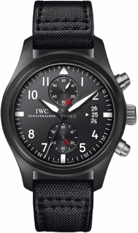 IWC,Pilot 46mm,46mm,Ceramic,Black,Automatic,Chronograph,Date,Power Reserve Indicator,Flyback,68hours,In-house Caliber,IW388001