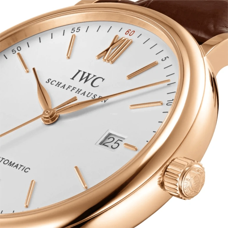 IWC,Portofino 40mm,40mm,Red Gold,Silver,Automatic,Date,Anti-magnetic,IW356504