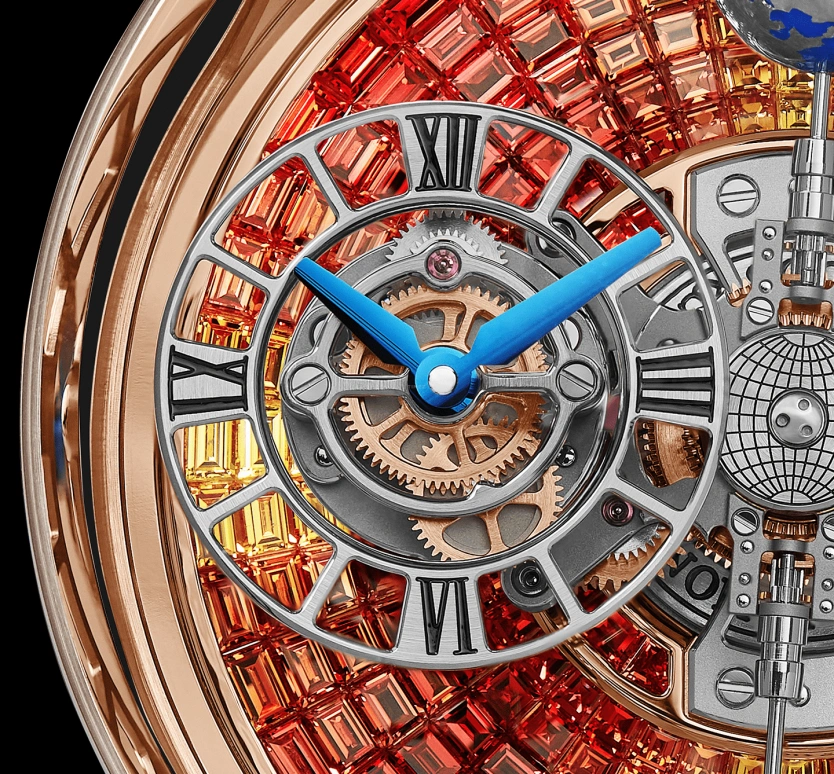 Jacob & Co.,Astronomia 50mm,50mm,Rose Gold,Gold,Handwound,60hours,In-house Caliber,AT800,AT800.40.BD.UB.B