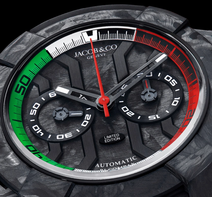 Jacob & Co.,EPIC ,Forged Carbon,Titanium,Carbon,48hours,In-house Caliber,Sapphire,EC333,EC333.29.AB.AB.A