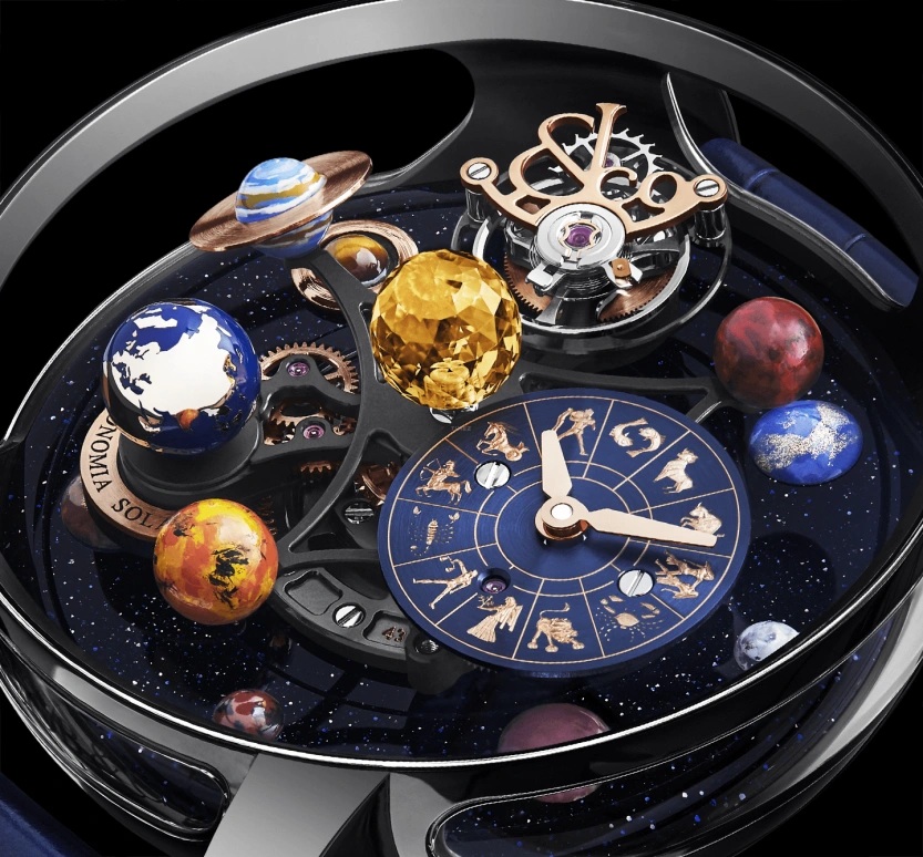 Jacob & Co.,Astronomia 44mm,44mm,Titanium,Sapphire,Handwound,48hours,In-house Caliber,AS310,AS310.21.SP.AA.A