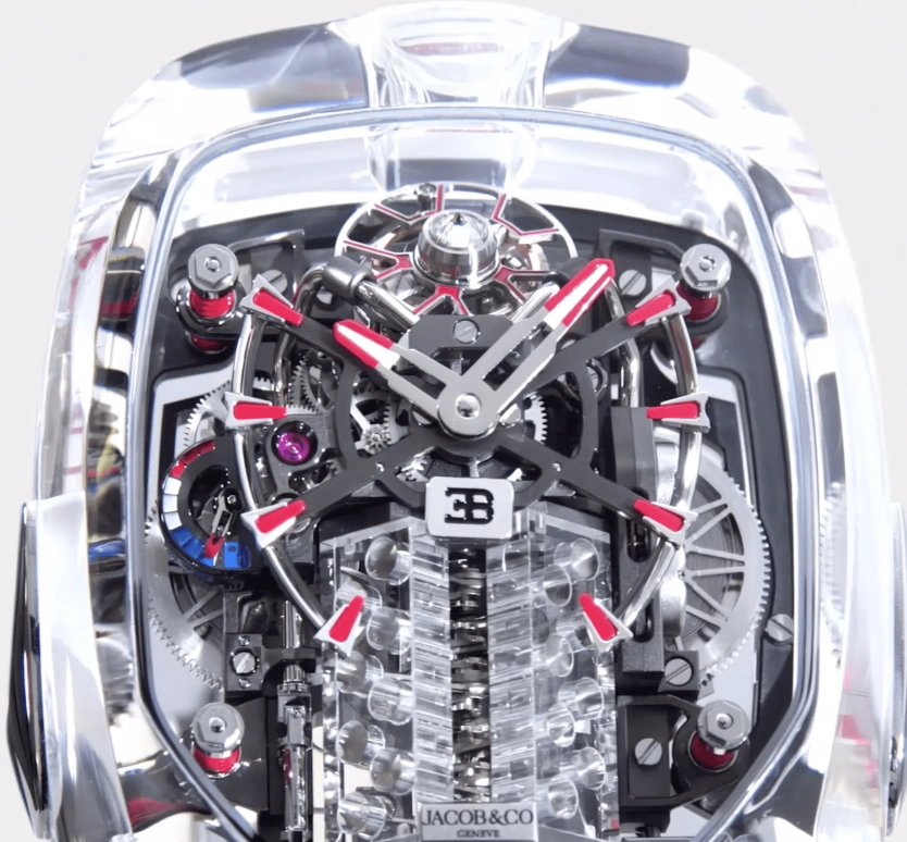 Jacob & Co.,Bugatti Chiron ,Titanium,Sapphire,Crystal,BU210,BU210.80.AC.AB.BBRUA