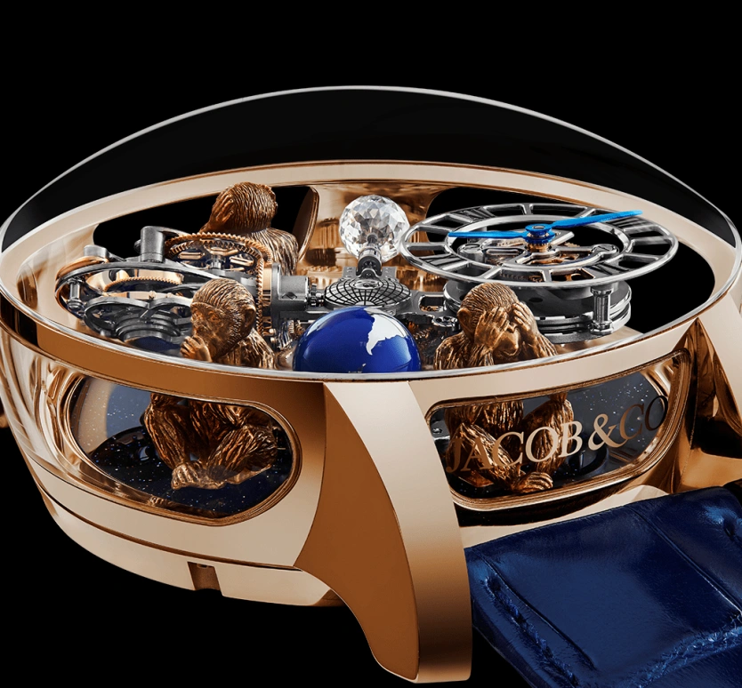 Jacob & Co.,Astronomia ,Rose Gold,Gold,Handwound,60hours,In-house Caliber,AT102,AT102.40.AB.UA.ABALA