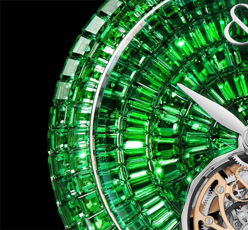 Jacob & Co.,Caviar Tourbillon 47mm,47mm,White Gold,Green,Automatic,Round,offset,Migos,CV210,CV210.30.AA.UA.A